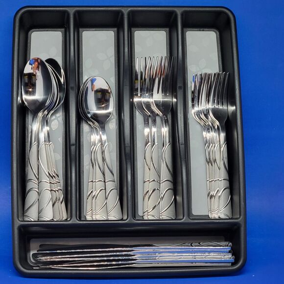 Cambridge Conquest Stainless Flatware 33 Assorted Pieces - Picture 7 of 7